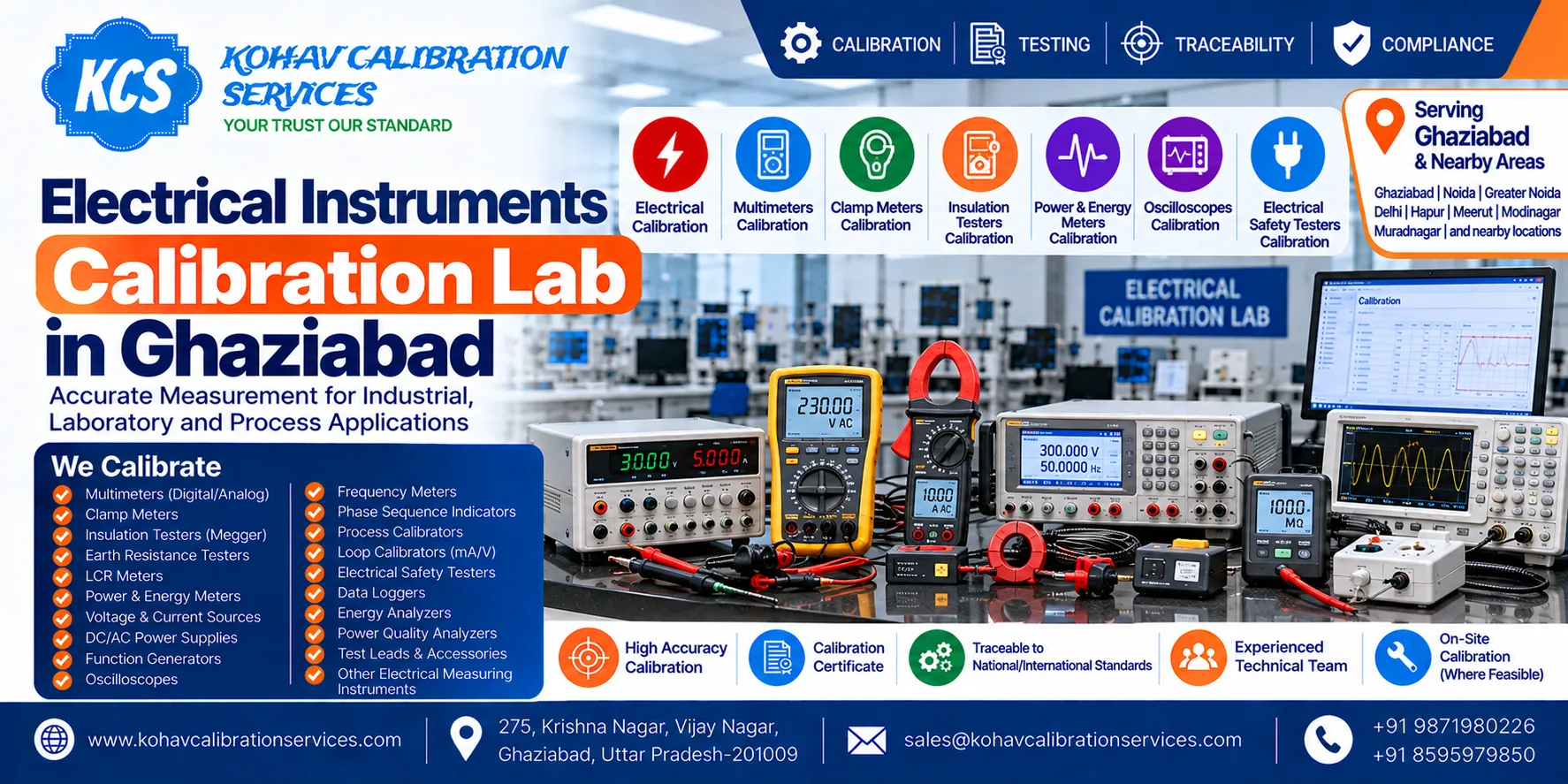 Electrical Instruments Calibration Lab in Ghaziabad