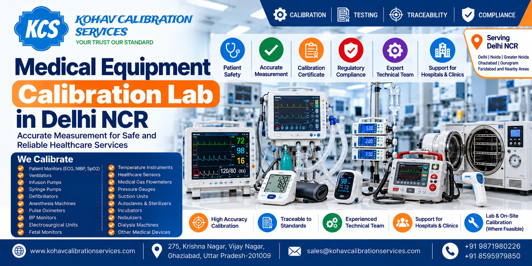 Medical Equipment Calibration Lab in Delhi NCR