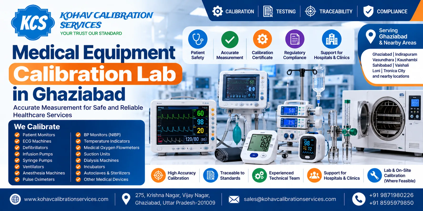 Medical Equipment Calibration Lab in Ghaziabad