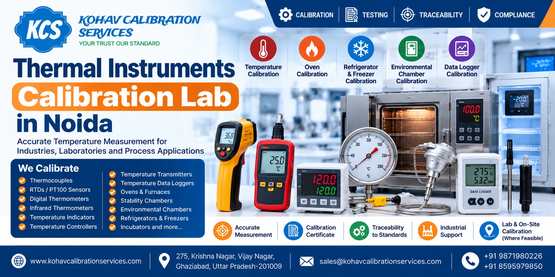 Thermal Instruments Calibration Lab in Noida